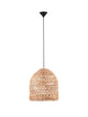 Bola Pendelleuchte Ø 42,5cm Braun aus Wasserhyazinthe im BOHO-Stil für gemütliches Interieur