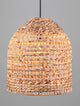 Bola Pendelleuchte Ø 42,5cm Braun aus Wasserhyazinthe im BOHO-Stil für gemütliche Innenräume.