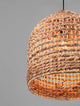 Bola Pendelleuchte Ø 42,5cm Braun aus Wasserhyazinthe, ideal für Boho-Stil Interieurs.