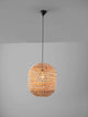 Bola Pendelleuchte Ø 42cm Braun aus Wasserhyazinthe im BOHO-Stil, ideal für gemütliches Interieur.
