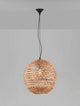 Bola Pendelleuchte Ø 51cm Braun aus Wasserhyazinthe im BOHO-Stil, perfekte interiour Ergänzung.