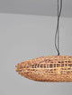 Bola Pendelleuchte Ø 81,5cm Braun - stilvolle Hängeleuchte aus Wasserhyazinthe im Boho-Stil.