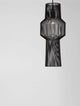 Bredo Pendelleuchte Ø 21cm Schwarz im modernen, industriellen Design aus Aluminium.