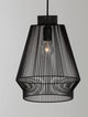 Bredo Pendelleuchte Ø 27,5cm Schwarz - moderne, dimmbare Lampe aus Aluminium mit einzigartigem Design.