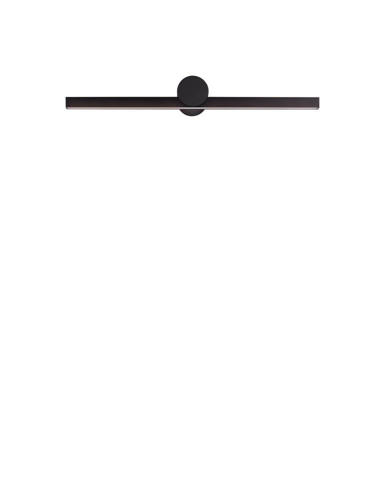 Breggo Wandleuchte 61cm 3000K IP54 moderne Wandlampe in elegantem Schwarz