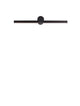 Breggo Wandleuchte 61cm 3000K IP54 moderne Wandlampe in elegantem Schwarz