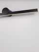 Breggo Wandleuchte 61cm 3000K IP54, moderne schwarze Wandleuchte für stilvolle Beleuchtung.