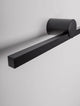 Breggo Wandleuchte 61cm 3000K IP54 in modernem Design an der Wand montiert.