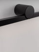 Breggo Wandleuchte 81cm 3000K IP54 in elegantem Schwarz, ideal zur Wandmontage.