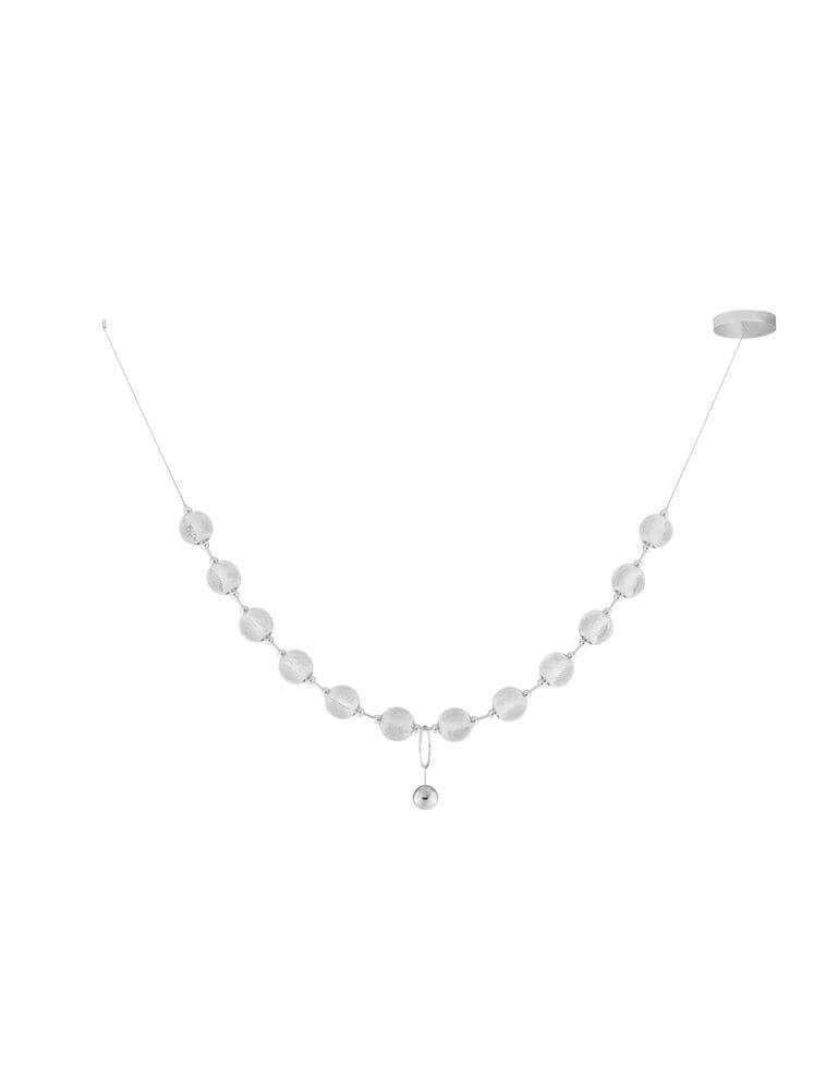 Brillante Pendelleuchte mit 12 gläsernen Elementen und elegantem Design für moderne Wohnräume.