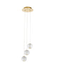 Brillante LED Pendelleuchte 3-flammig Ø 22cm 3200K (2)