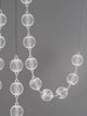 Brillante LED Pendelleuchte 30-flammig Ø 147cm 3200K mit eleganten Kristallkugeln im Design.