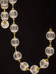 Brillante LED Pendelleuchte 30-flammig Ø 147cm 3200K mit elegantem Design aus Glas und Gold.