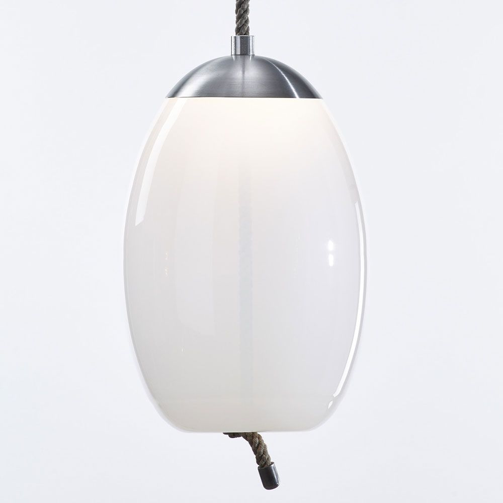 Lampe suspendue nœud petit ovale