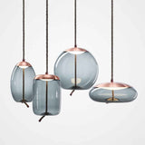 Knot Small cylindrical pendant lamp