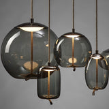 Knot Small cylindrical pendant lamp