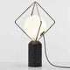 Brokis Tischlampe Jack O`Lantern Large mit Marmorsockel und Metallrahmen.
