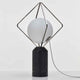 Brokis Tischlampe Jack O`Lantern Large mit marmoriertem Sockel und modernem Metallrahmen, designed von Lucie Koldova.