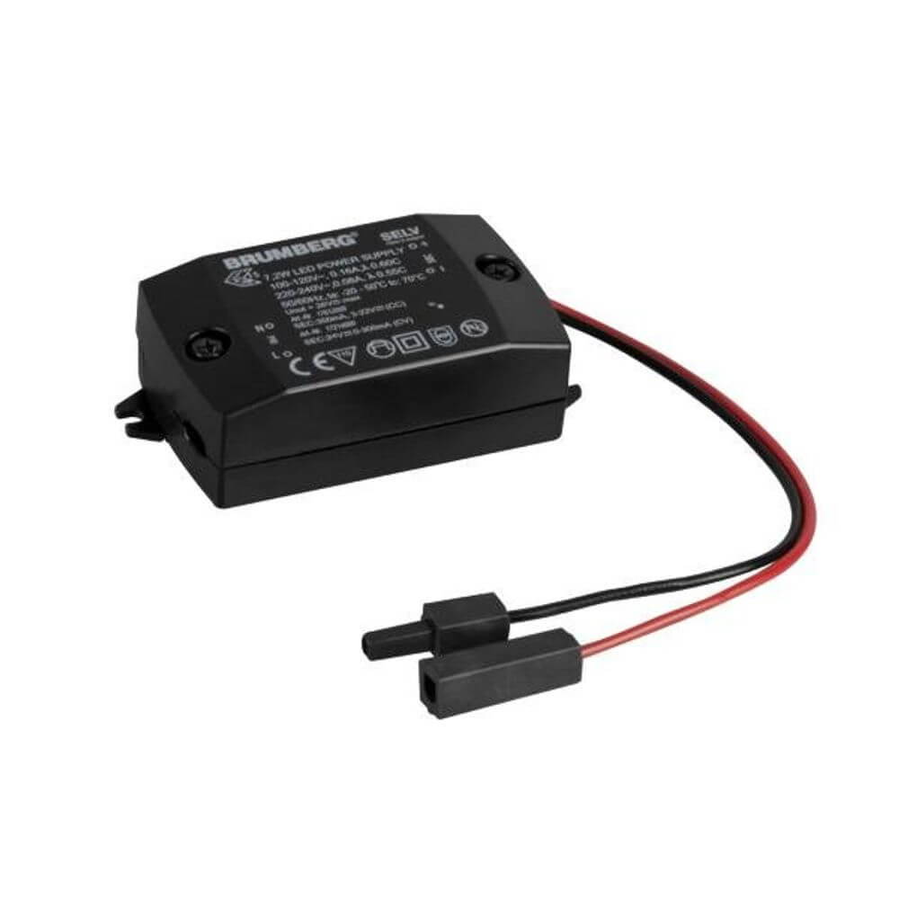 Brumberg LED Konverter 350mA Plug & Play 1 - 7,2W mit elektrischen Anschlüssen für einfache Installation.