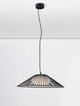 Brume LED Pendelleuchte 3000K Schwarz in modernem Design und schwarzem Draht, ideal für stilvolle Innenräume
