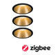 Bündel Einbauleuchte Cole Schwarz,Gold-Matt