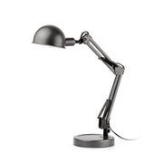 Kontorbordslampe BAOBAB E14 Grå i gråt design, ideel til skrivebordsbelysning.
