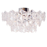 Lampada del soffitto Monarque Ø 50 cm Chrome, Clear