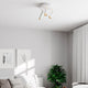Deckenstrahler Puls 3-flammig in modernem Design, ideal für Flur, Küche und Wohnzimmer.