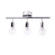 Row takspotlight 3-lys med justerbare spots og moderne design