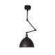 Pendellampe Bazar Ø 30 cm justerbar i svart med justerbar arm for individuelt design.