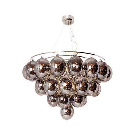 Suspension Gross Giant Ø 100 cm boules en verre avec des perles de verre modernes et un design élégant.