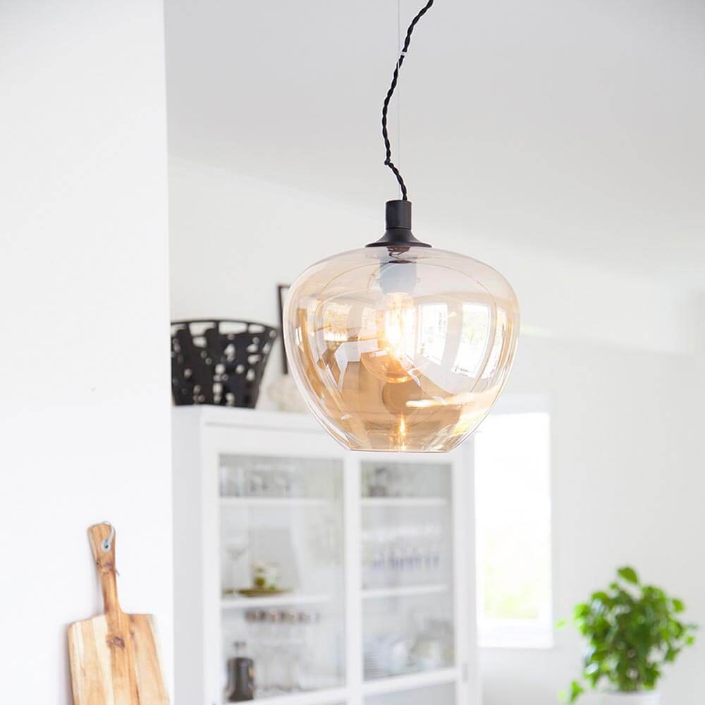 Hängeleuchte Bellissimo Ø 28cm Amber