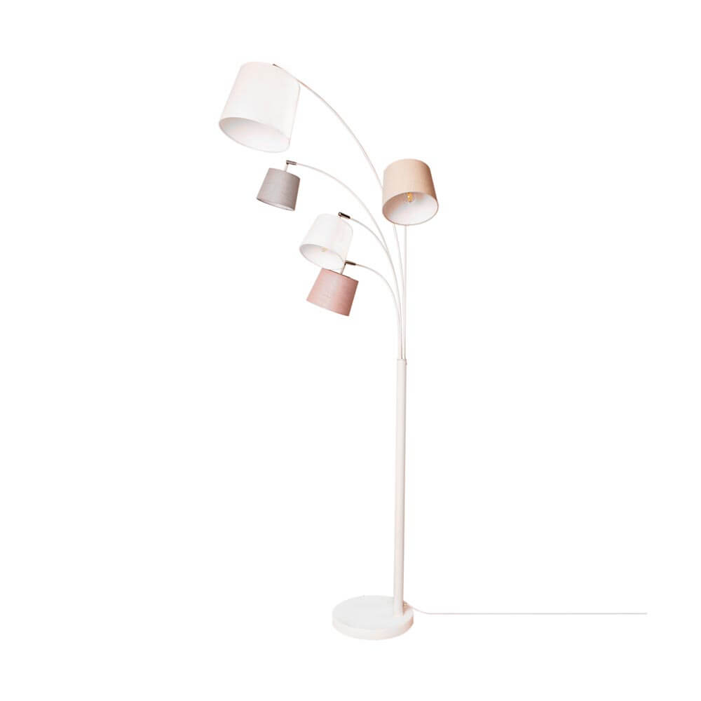 Floor lamp Foggy 5-Flg. 200cm