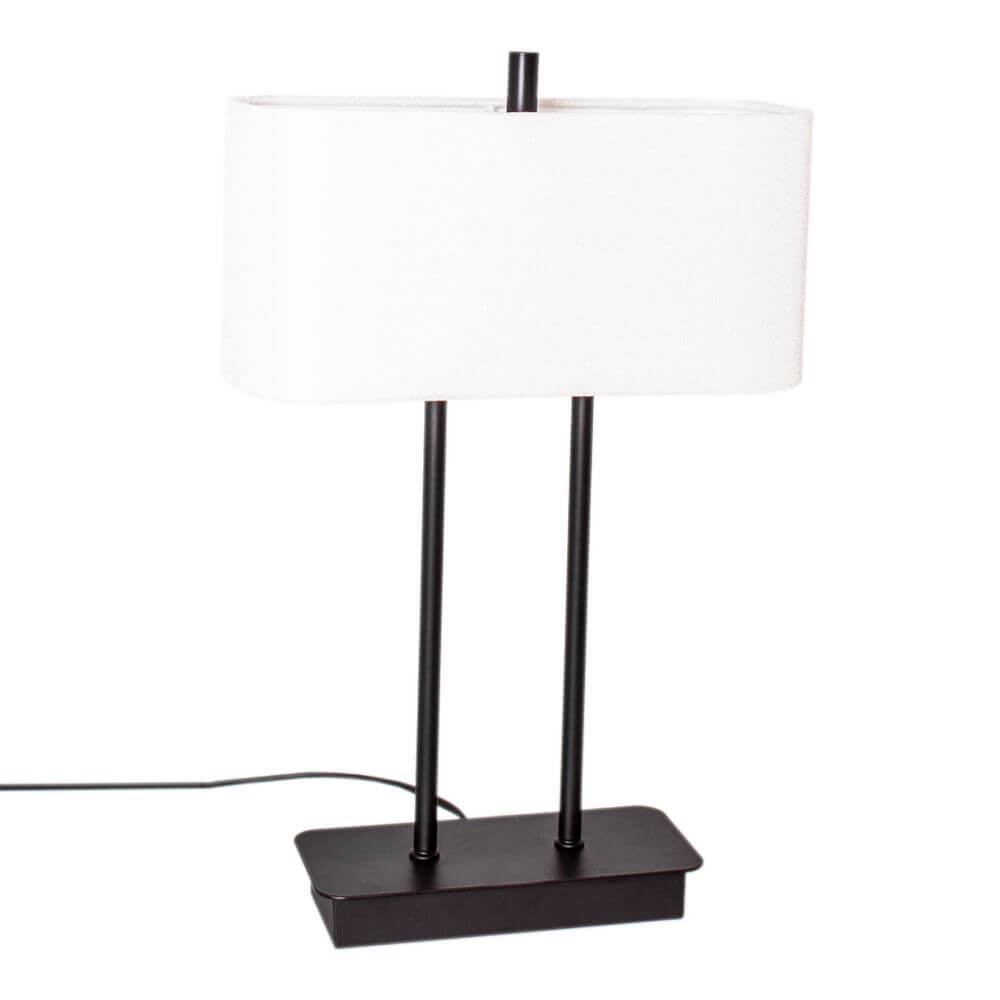 Lampe de table Luton blanc