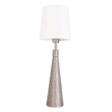 Lofty Slim bordslampa med vit tygskärm