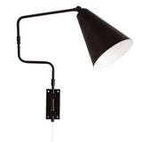 Wandlampe Yukon Schwarz