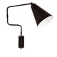 Wandlampe Yukon Schwarz
