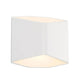 CARISO LED Wandleuchte 2 Weiß 7,5W LED 3000K mit modernem, einzigartigem Design und warmem Lichteffekt.
