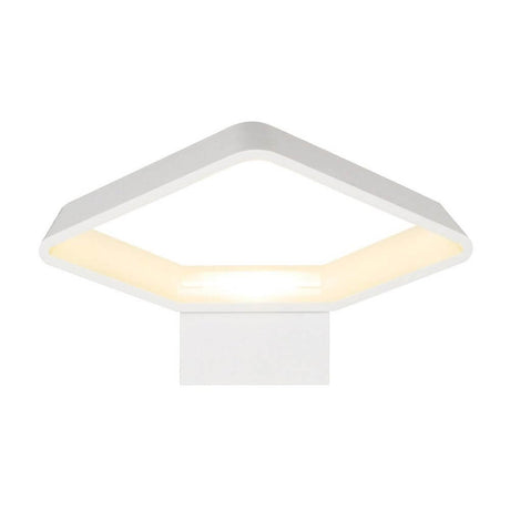CARISO LED Væglampe 2 hvid 7,5W LED 3000K i en ekstraordinær sekskantet form med en varm lyseffekt.