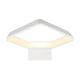 CARISO LED Wandleuchte 2 Weiß 7,5W LED 3000K in außergewöhnlicher hexagonaler Form mit warmem Lichteffekt.