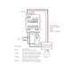 Diagramm des Casambi ASD Modul Controllers mit DALI und 0-10V Anschlussmöglichkeiten.