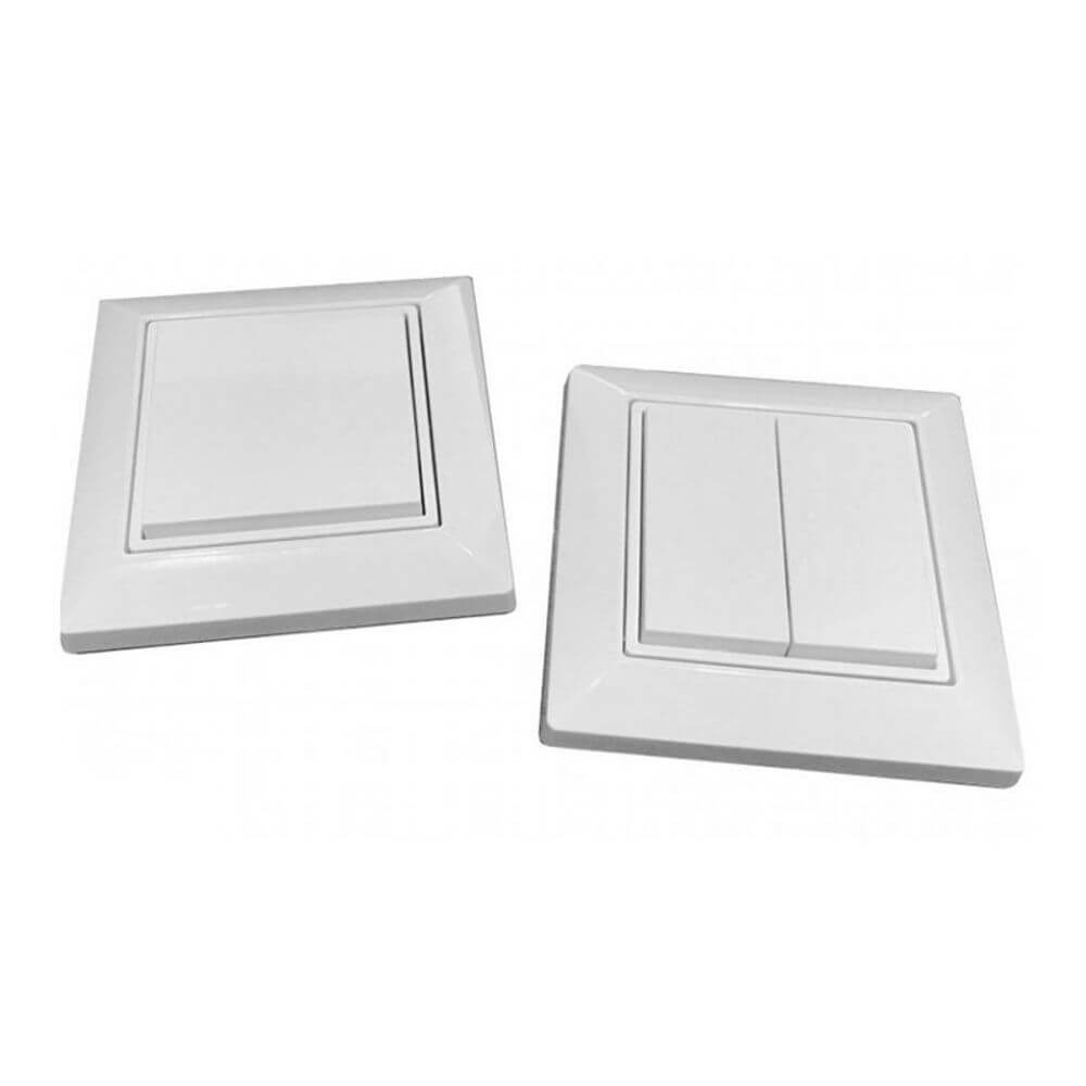 CASAMBI Easyfit Wire & Battery ESER Wall Interruttore 2 volte bianco