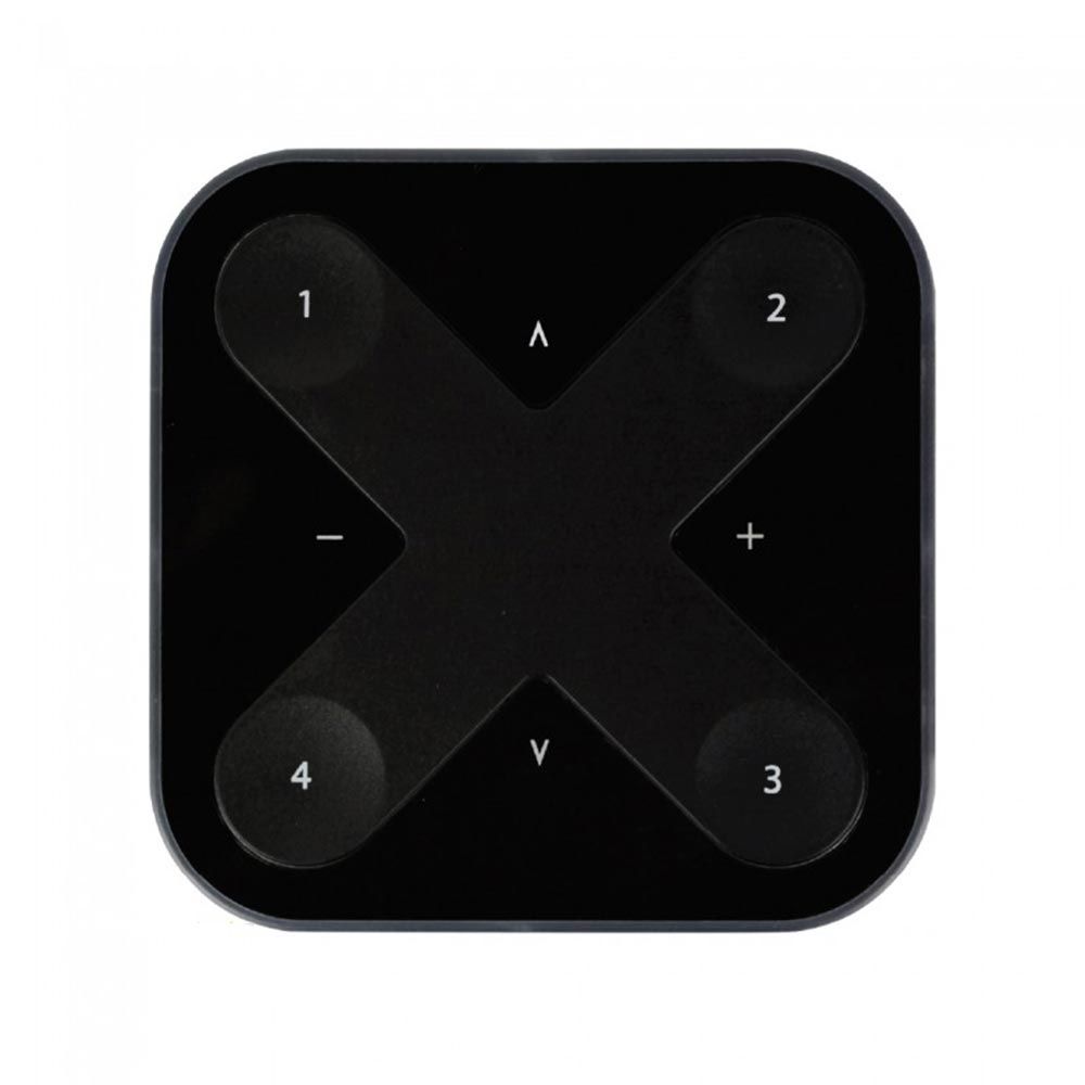 Casambi Xpress trådløs vægafbryder med en magnetisk holder sort