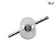 Comet Seilleuchte für Tenseo 12V-Seilsystem Chrom