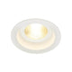Contone LED Downlight Weiß rund Warmweiß IP44 - elegante Deckeneinbauleuchte mit dimmbarem Warmweiß.