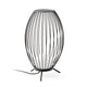 Cage Outdoor LED Terrassenlampe IP65 Anthrazit in modernem Design mit LED Glaskugel.