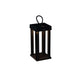 Cannes Outdoor USB-Laterne in Schwarz, dimmbar mit CCT-Funktion, ideale Akkuleuchte für den Außenbereich.