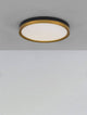 Cantria LED Deckenleuchte 3000K Schwarz, Gold an einer Decke