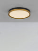 Cantria LED Deckenleuchte 3000K Schwarz, Gold in elegantem Design und gleichmäßiger Lichtverteilung.