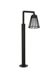 Carina LED Außenwegeleuchte 3000K Schwarz IP65 für Garten und Terrasse, modernes Design aus Aluminium.